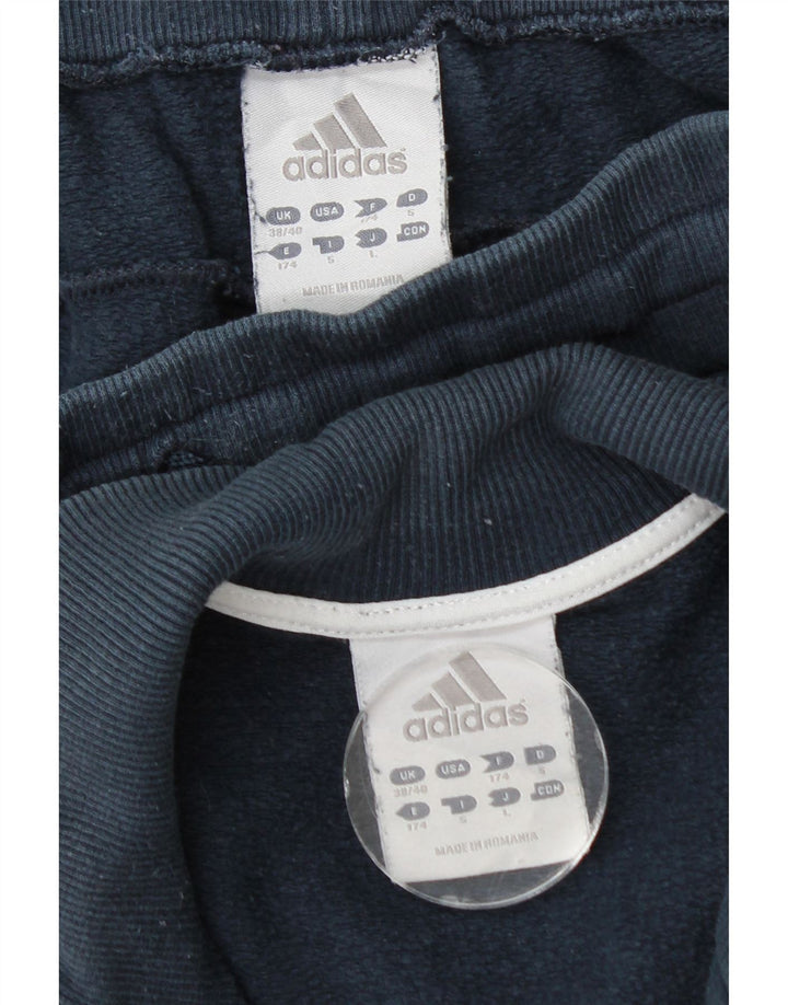 Tuta intera da uomo Adidas UK 38/40 medio cotone blu navy