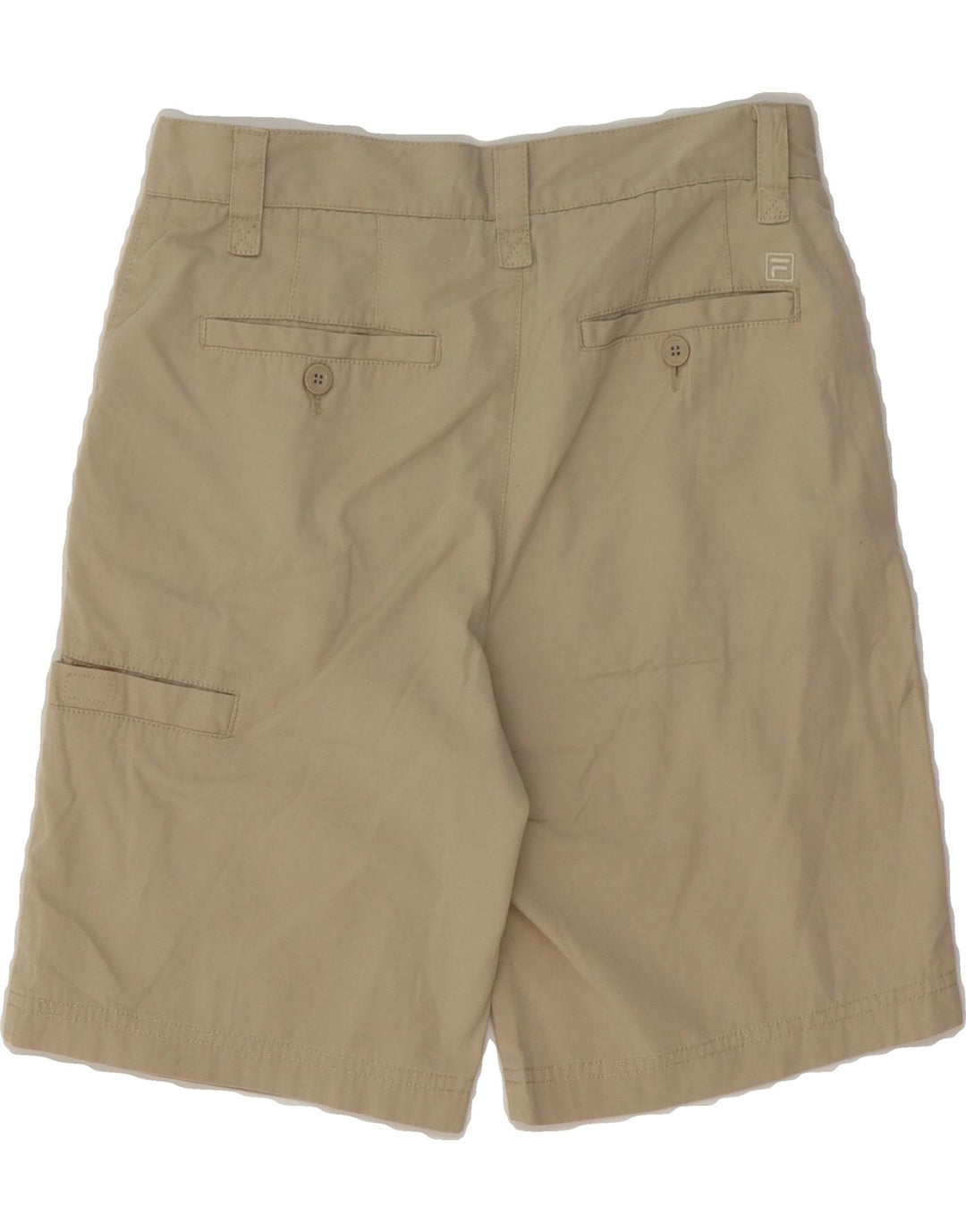 FILA Mens Chino Shorts IT 46 Small W30  Beige Cotton Vintage Fila and Second-Hand Fila from Messina Hembry 