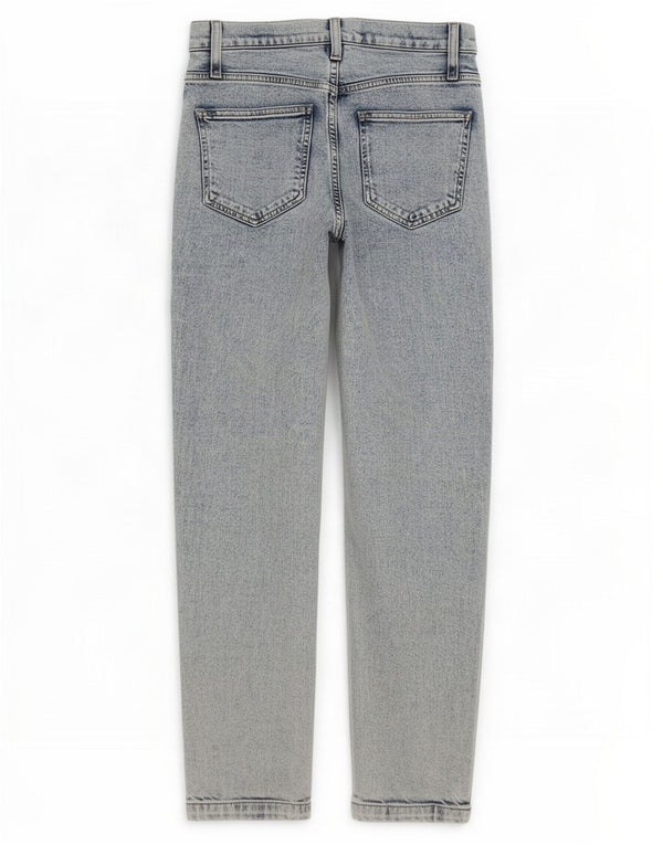 Jeans affusolati a vita alta Mom da donna Calvin Klein W27 L27 Blu