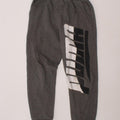 PUMA Boys Graphic Tracksuit Trousers Joggers 7-8 Years Samll Grey Cotton Vintage Puma and Second-Hand Puma from Messina Hembry 