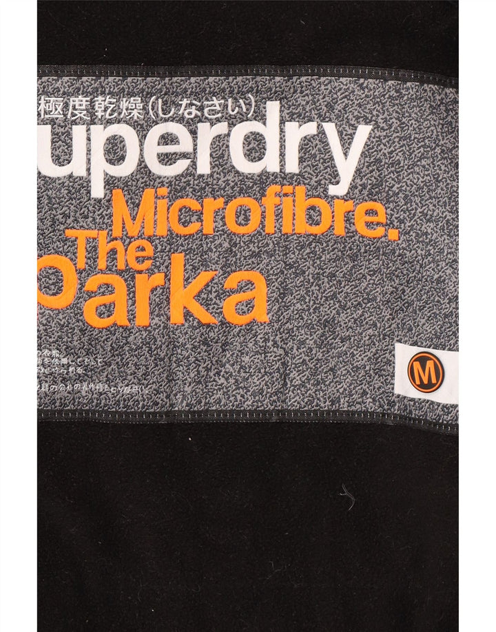 Giacca parka da uomo con cappuccio Superdry UK 38 nylon grigio medio