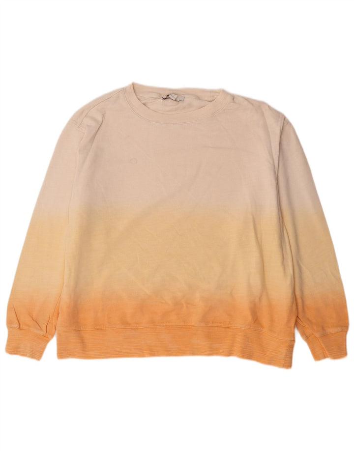 Felpa da donna Marks & Spencer UK 16 Large Beige Tie Dye