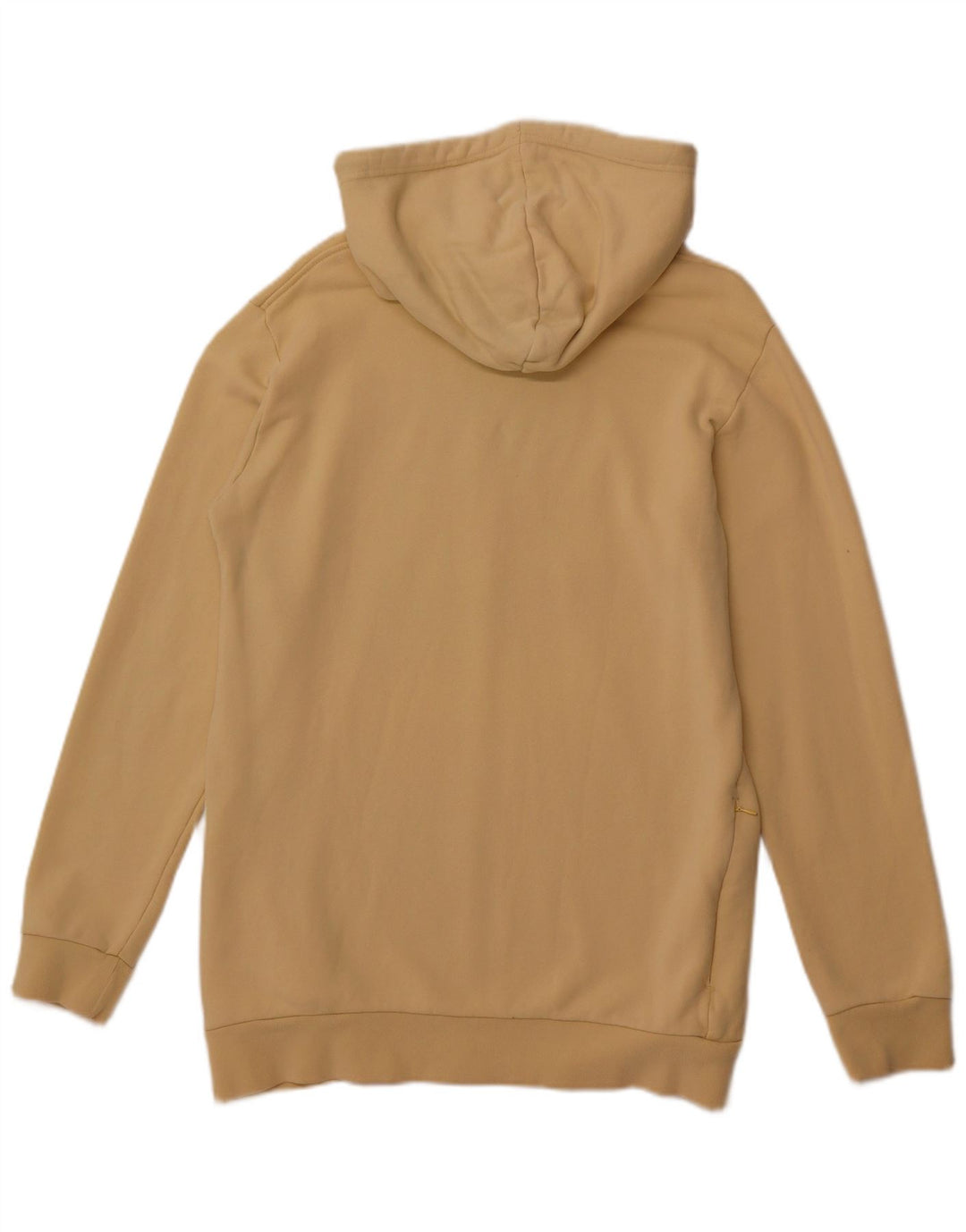 Maglione con cappuccio grafico da uomo ADIDAS in cotone giallo medio