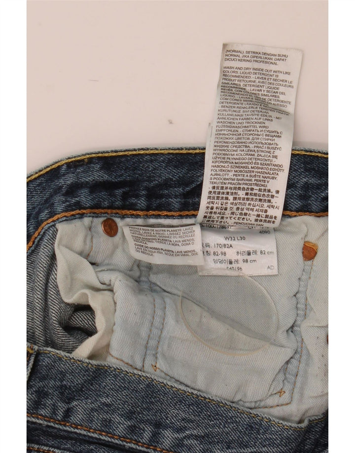 Levi's Uomo 501 Jeans dritti W32 L30 Cotone Blu