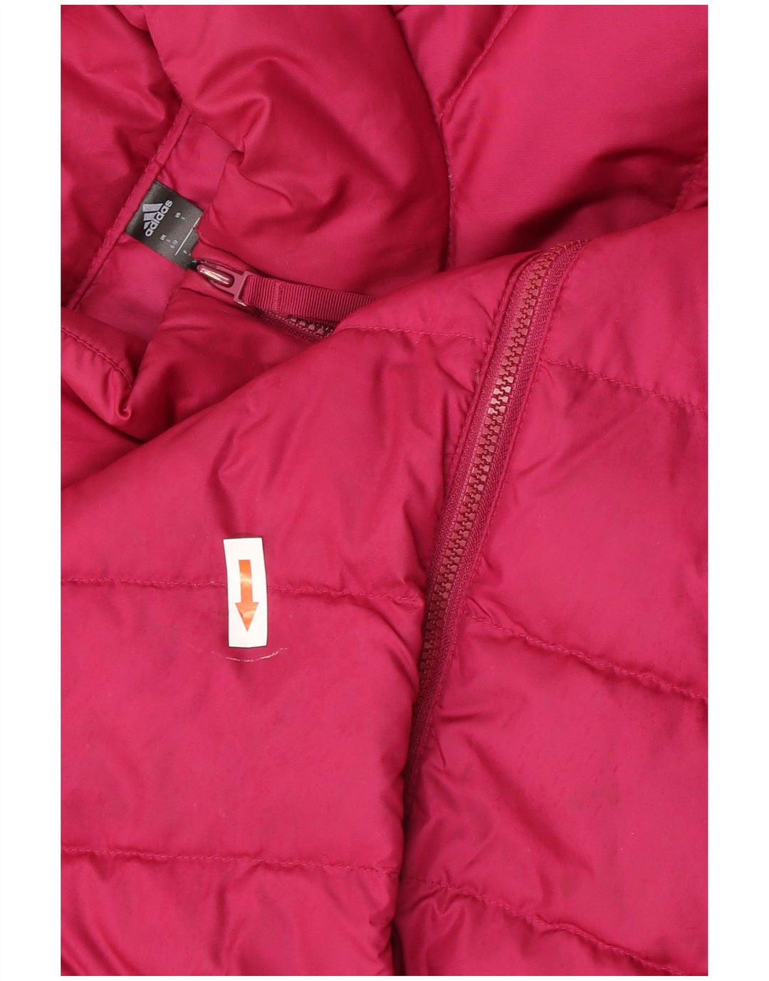 Giacca imbottita da donna Adidas UK 8/10 Small Rosa Poliestere