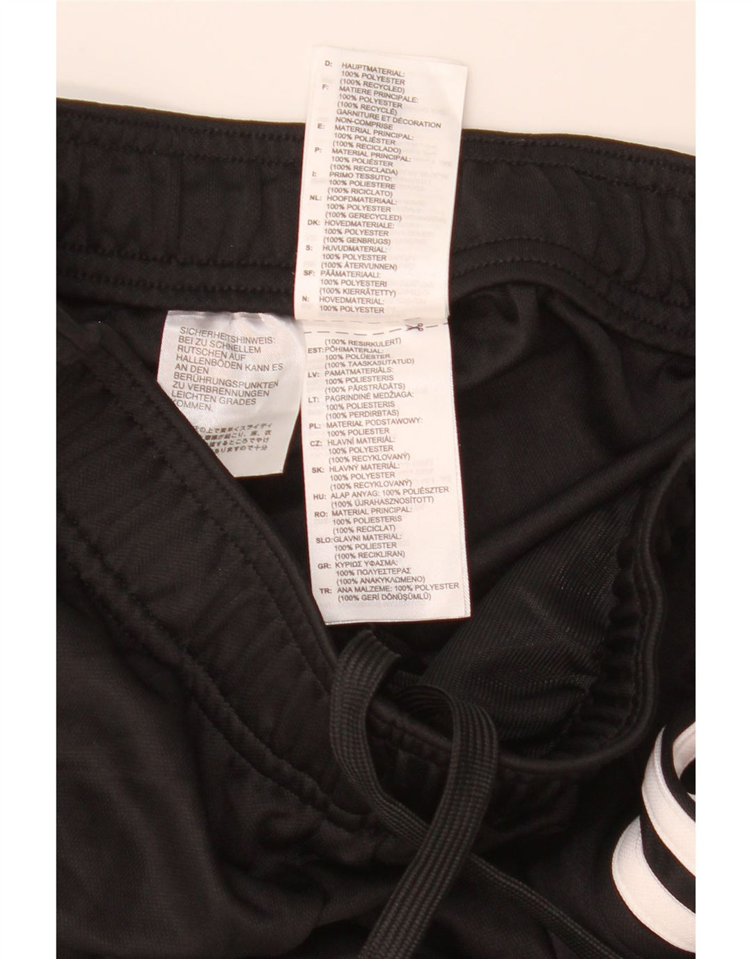 Pantaloni da tuta ADIDAS Aeroready da donna UK 8 Small Poliestere nero