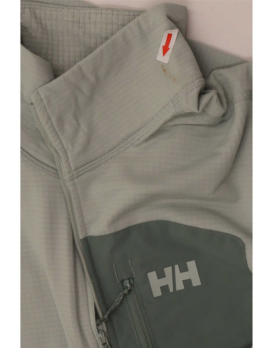 Helly Hansen Top da tuta pullover con zip e collo da uomo, color block verde medio