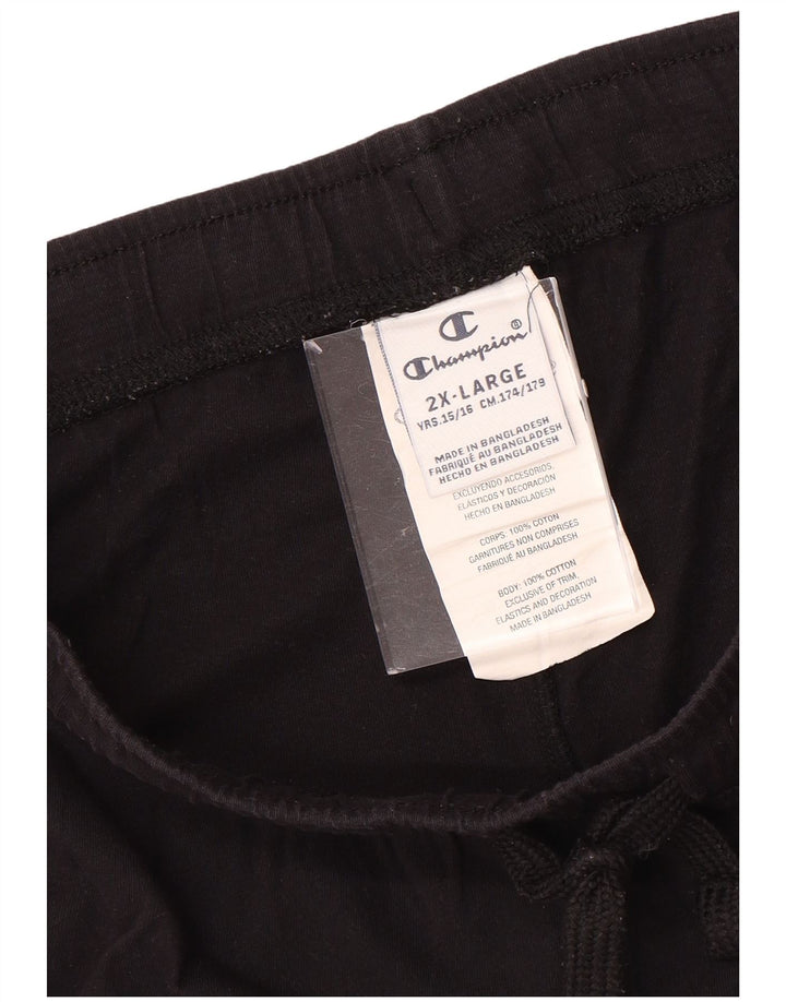 Pantaloncini sportivi per ragazze CHAMPION 15-16 anni 2XL Cotone tinto in cravatta nero