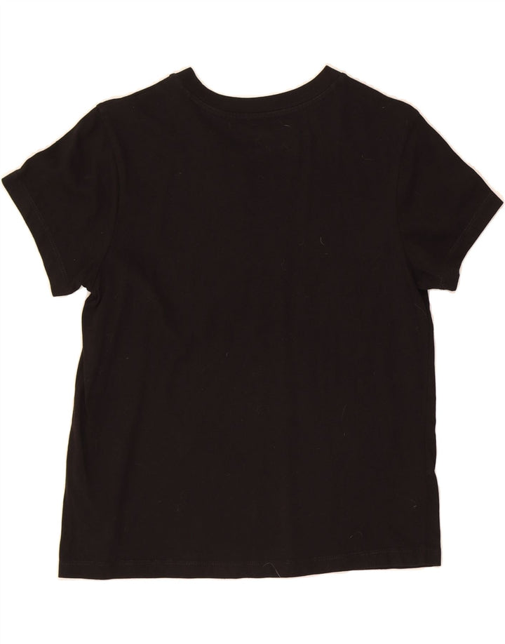 VANS Womens Graphic T-Shirt Top UK 14 Medium Black Vintage Vans and Second-Hand Vans from Messina Hembry 