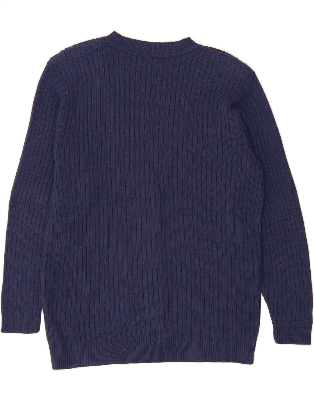 ALFRED DUNNER Womens Cardigan Sweater UK 14 Medium Navy Blue Acrylic Vintage Alfred Dunner and Second-Hand Alfred Dunner from Messina Hembry 