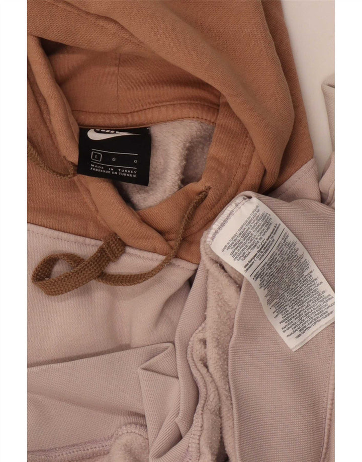 Felpa con cappuccio oversize da donna Nike UK 16 Large multicolore Colourblock