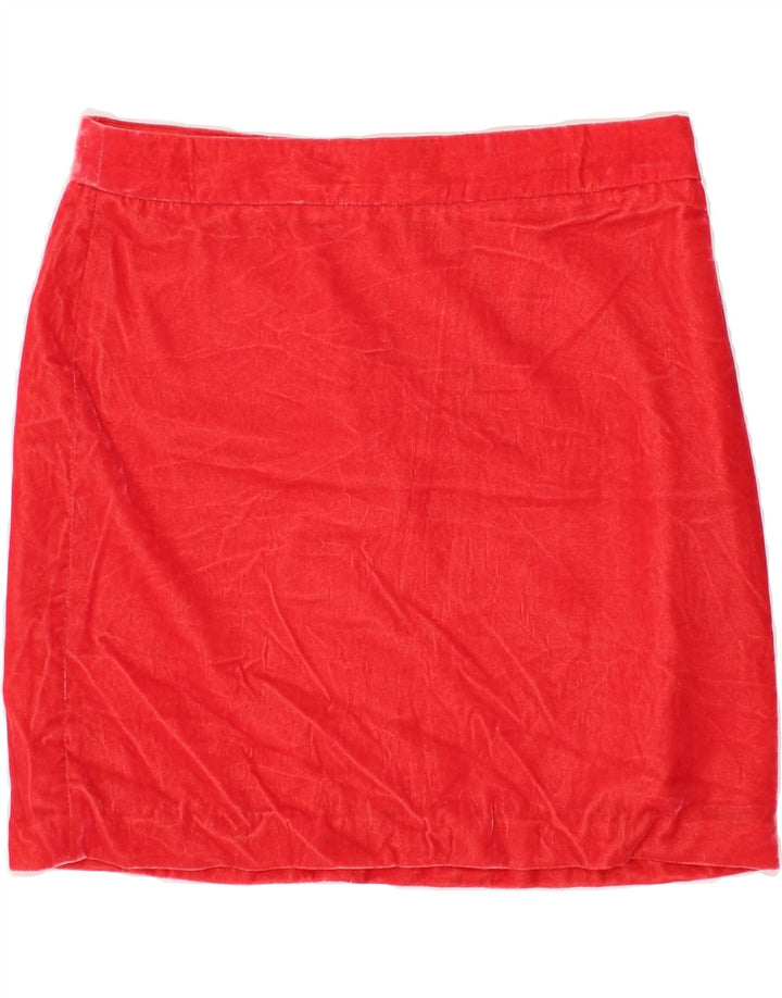 J. CREW Womens Mini Skirt US 8 Medium W32  Red Polyester Vintage J. Crew and Second-Hand J. Crew from Messina Hembry 