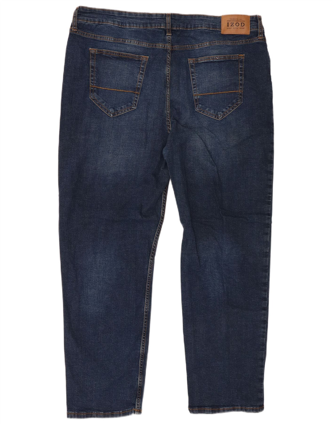 Jeans dritti da uomo IZOD W40 L29 cotone blu