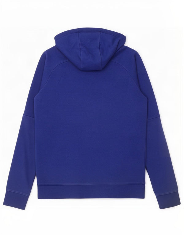 Felpa con cappuccio da ragazzo Nike 10-11 anni in cotone blu medio