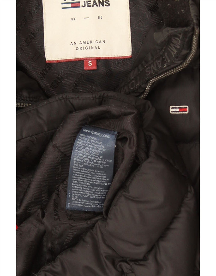 Giacca imbottita da uomo Tommy Hilfiger UK 36 Small Poliestere nero