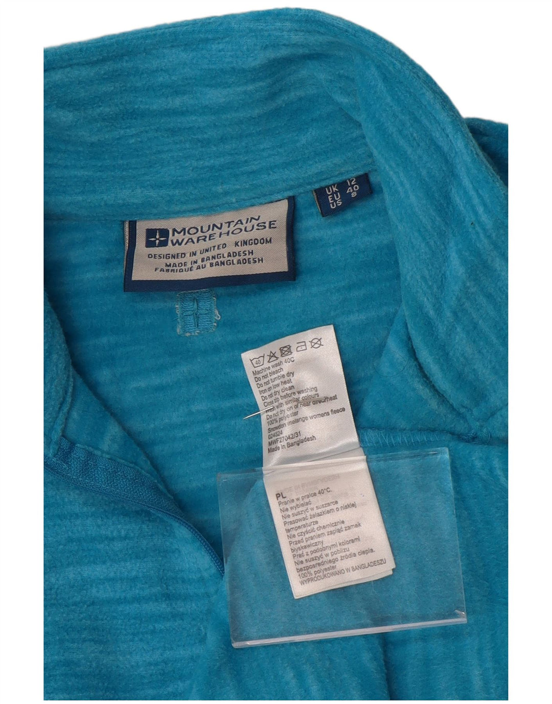 Maglione in pile da donna Mountain Warehouse UK 12 Blu medio screziato invernale
