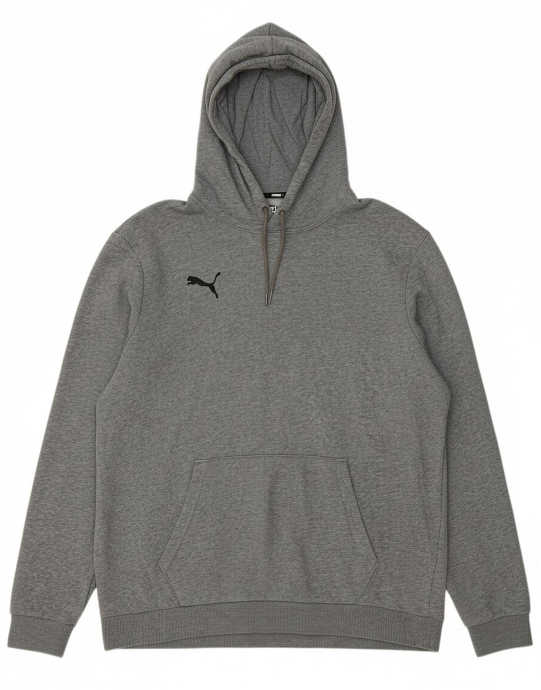 PUMA Mens Hoodie Jumper XL Grey Cotton