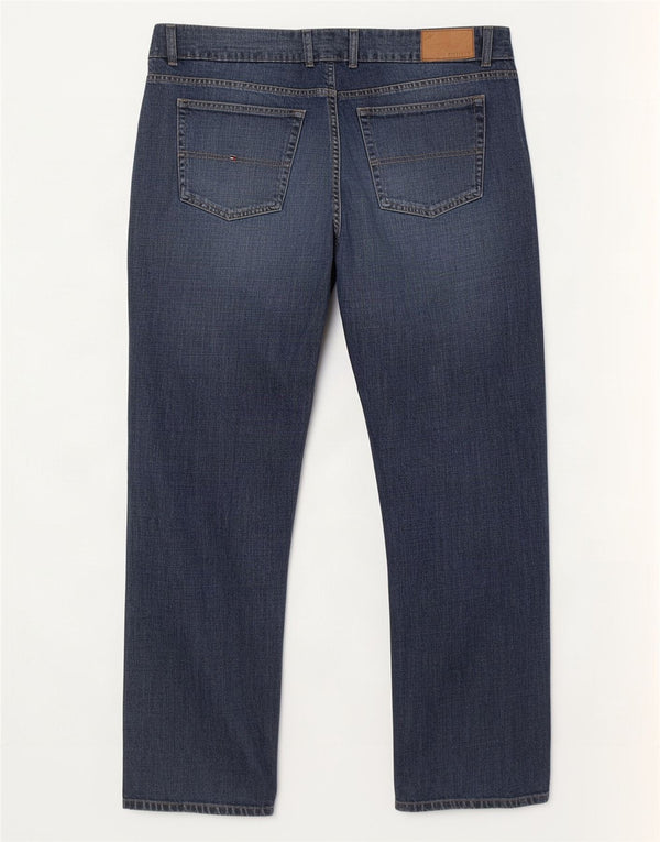 Jeans dritti da uomo Tommy Hilfiger W38 L30 cotone blu
