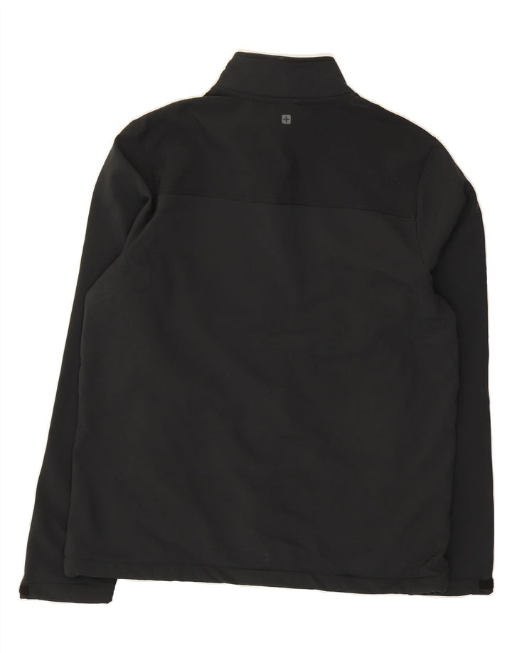 MOUNTAIN WAREHOUSE Mens Windbreaker Jacket UK 40 Large Black Polyester Vintage Mountain Warehouse and Second-Hand Mountain Warehouse from Messina Hembry 