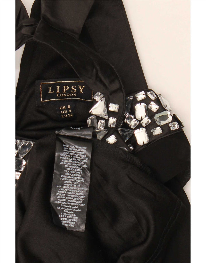 Abito Halter da donna Lipsy UK 8 piccolo poliestere nero