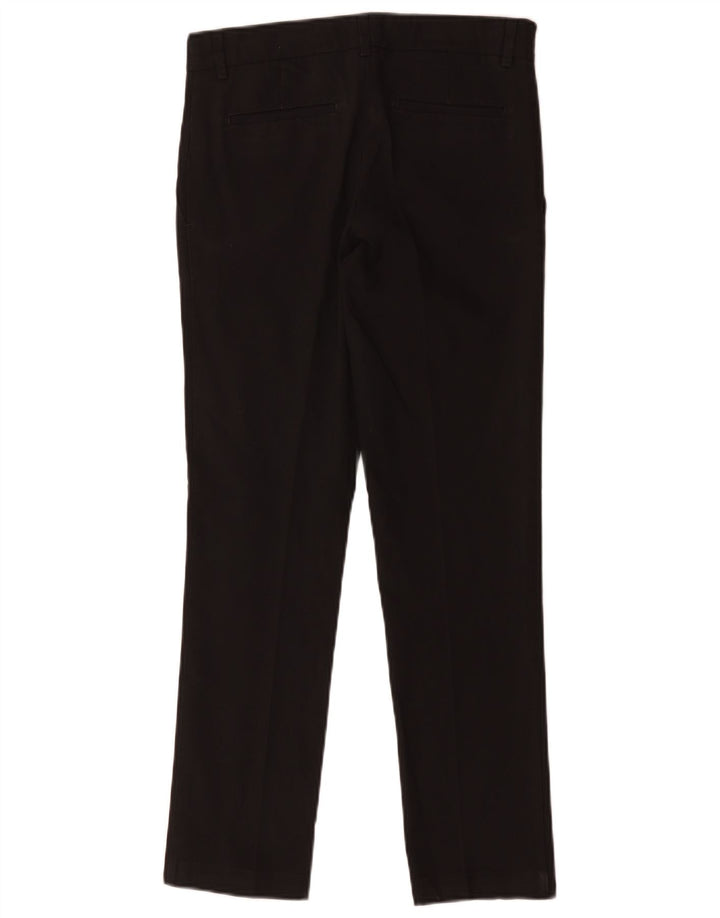 Pantaloni da abito slim Marks & Spencer da ragazzo 12-13 anni W28 L27 poliestere nero