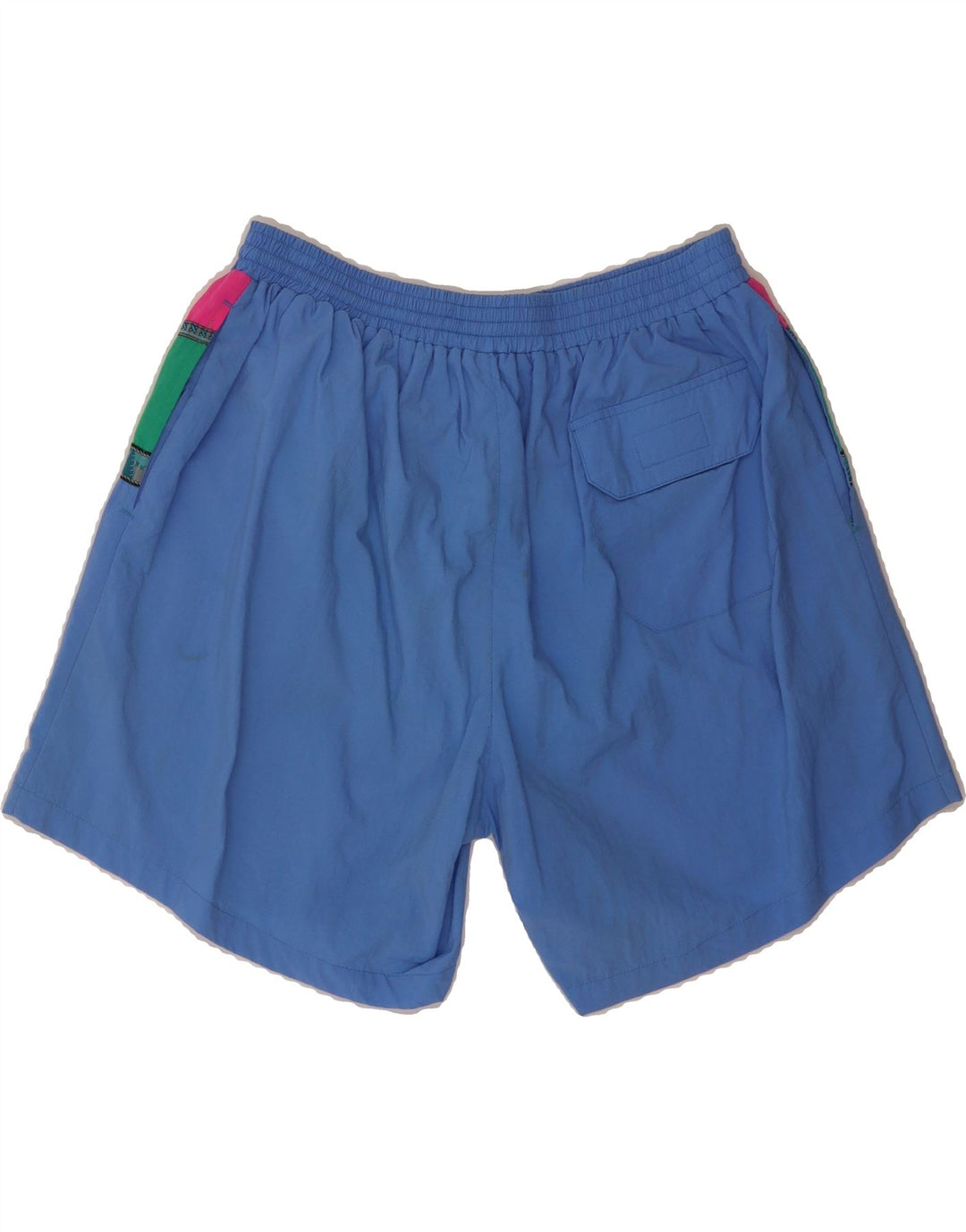 DUBIN Mens Swimming Shorts IT 54 XL Blue Colourblock Polyester Vintage Dubin and Second-Hand Dubin from Messina Hembry 