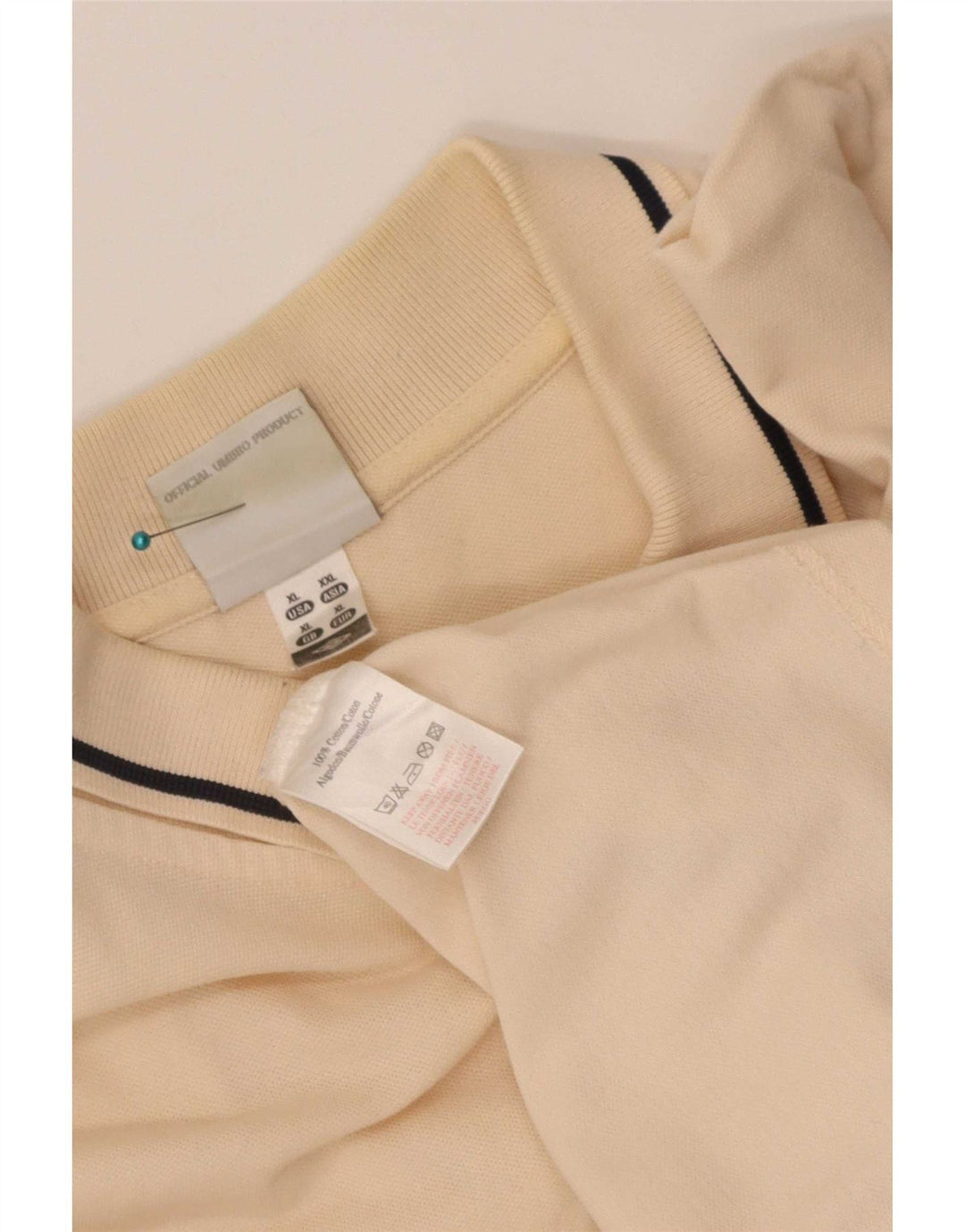 Polo Umbro da uomo XL in cotone beige
