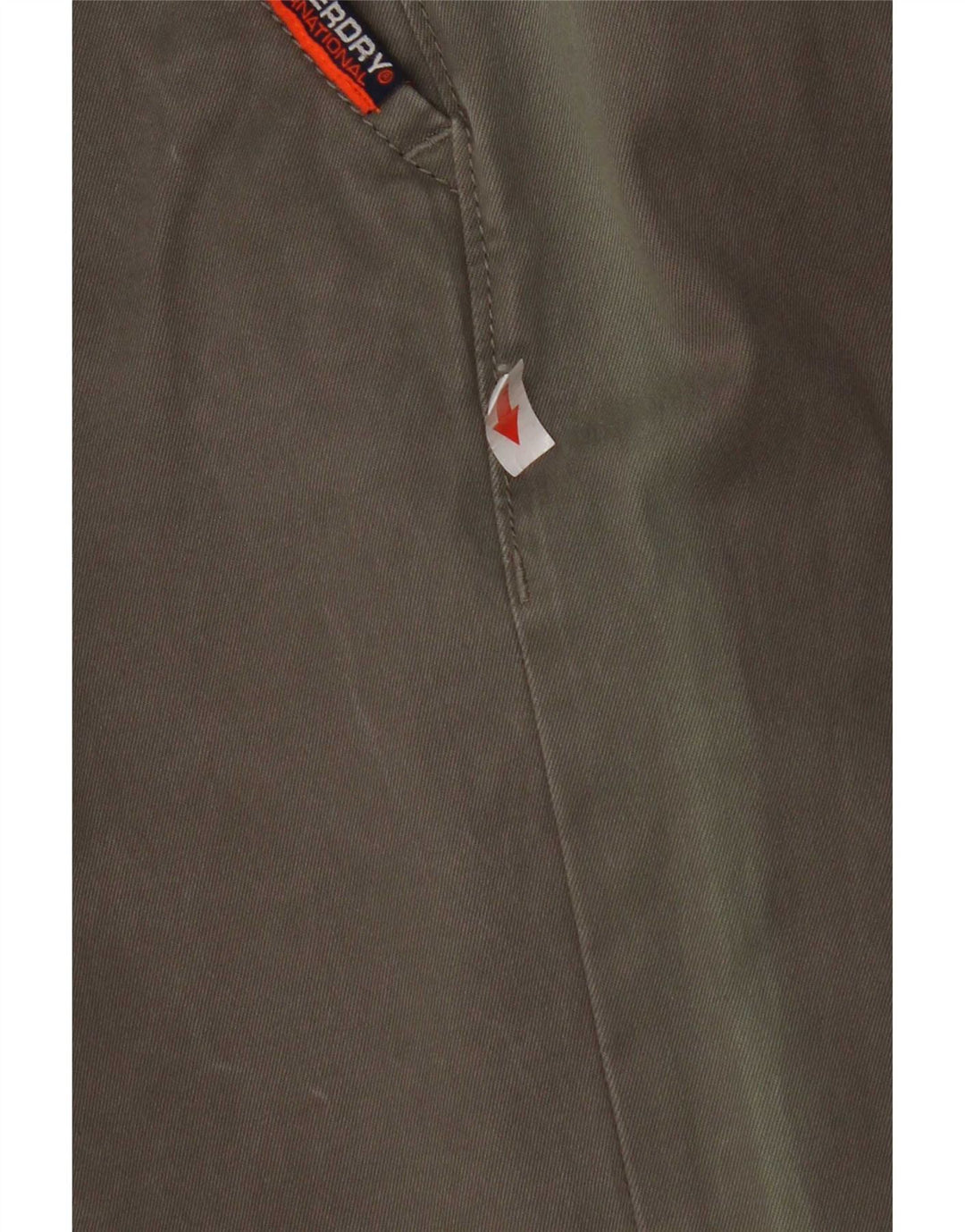Pantaloni cargo slim da uomo Superdry W34 L30 cotone kaki
