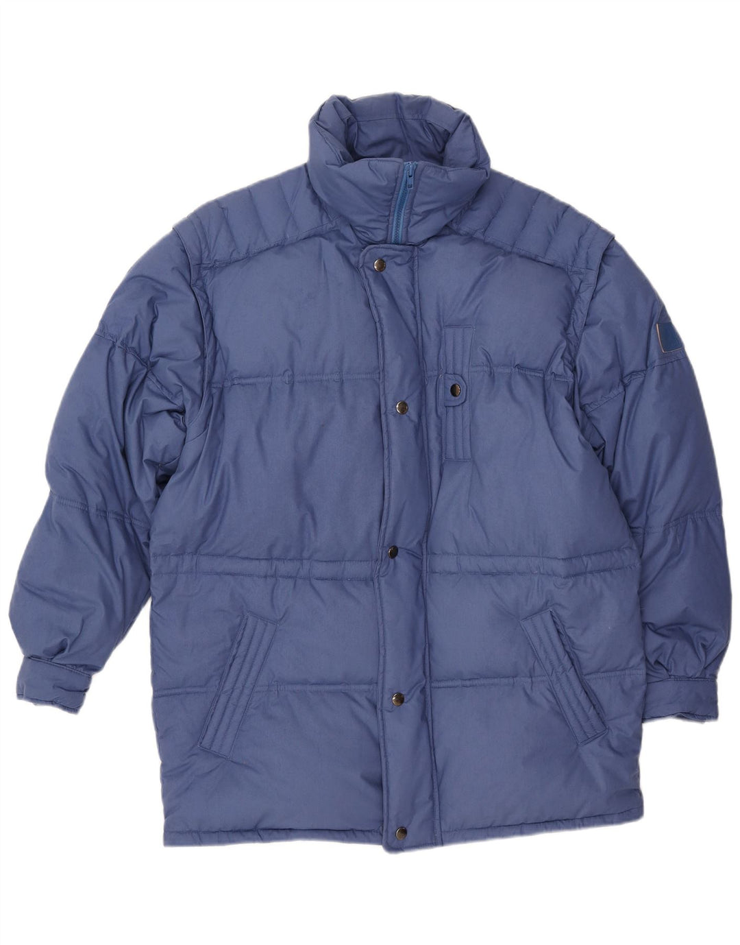 Giubbotto Imbottito Uomo VINTAGE IT 48 Blu Medio Poliestere