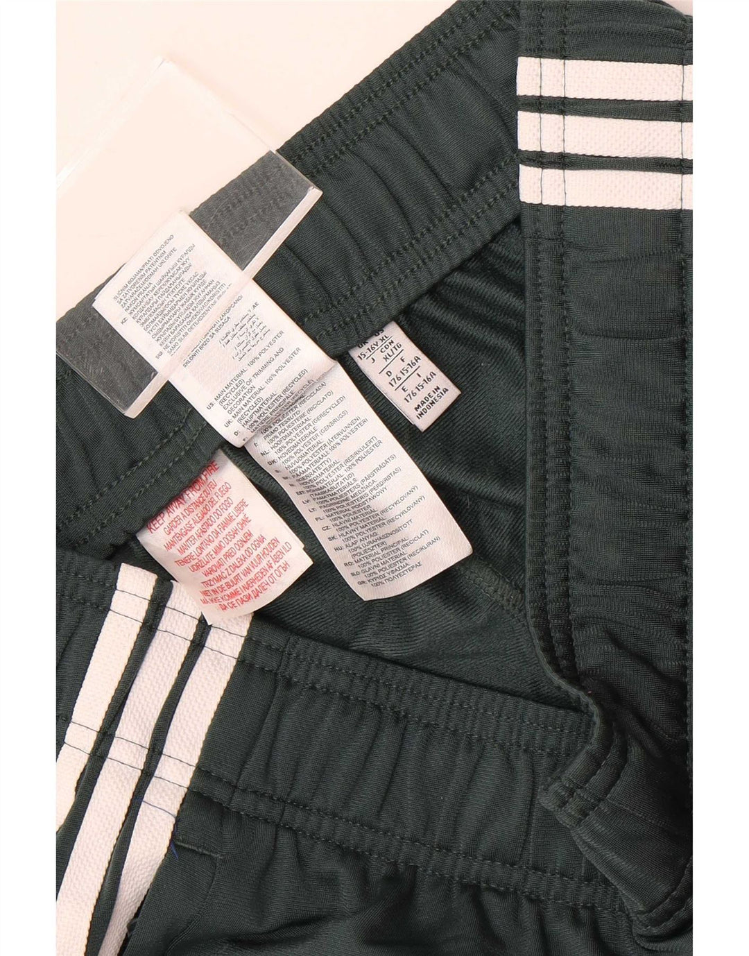 Pantaloni della tuta da ragazzo Adidas Joggers 15-16 anni Poliestere verde