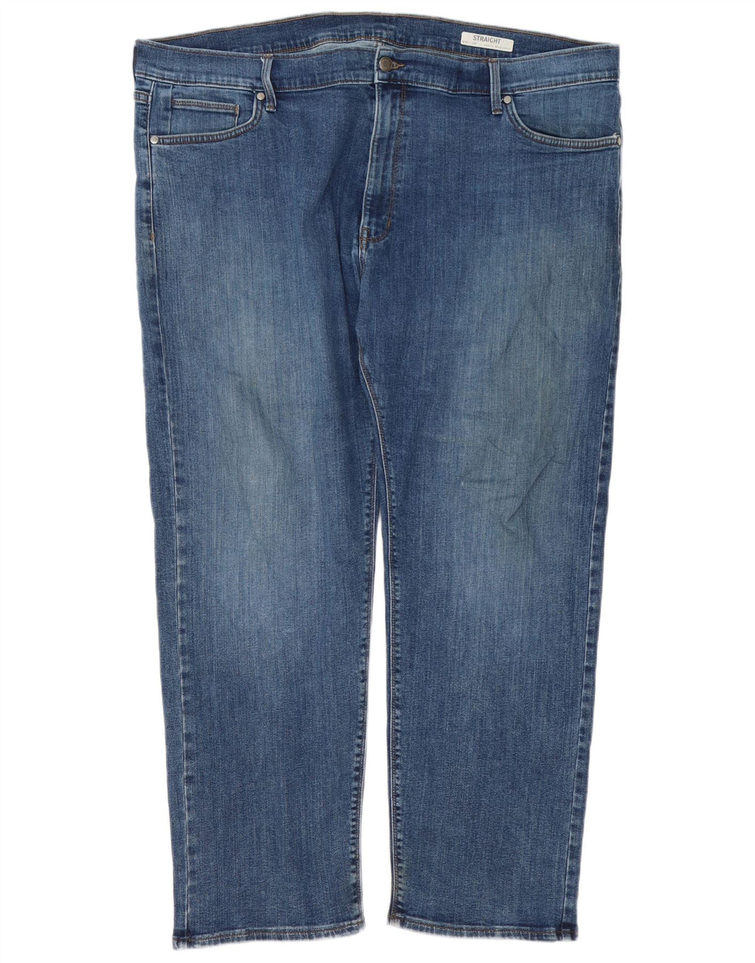 Jeans dritti da uomo Marks & Spencer W44 L29 cotone blu