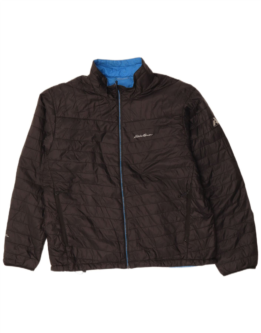 Giacca imbottita da uomo Eddie Bauer UK 42 XL Sport in poliestere nero