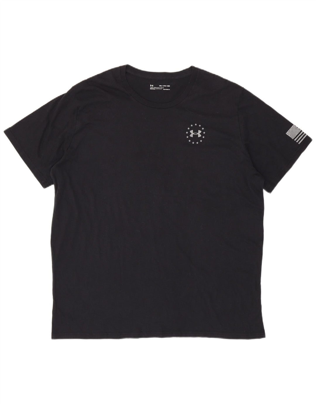 Maglietta grafica da uomo UNDER ARMOUR Heat Gear 3XL nera