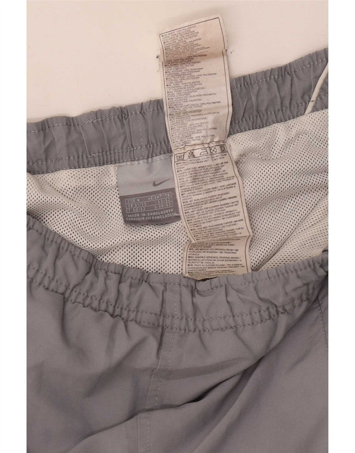 Pantaloncini sportivi Nike da uomo UK 31/33 Poliestere color block grigio medio