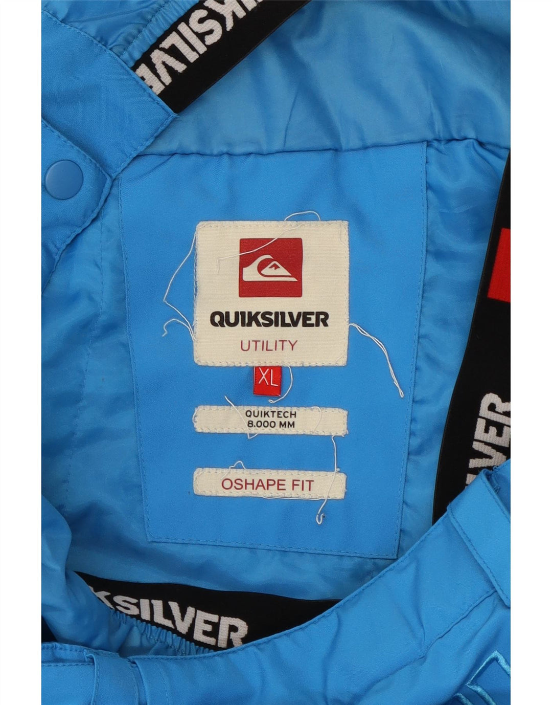 Pantaloni da sci grafici da uomo Quiksilver XL blu poliestere