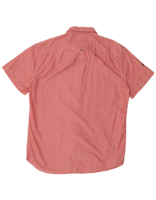 Camicia a maniche corte classica moderna da uomo SUPERDRY 2XL cotone rosso