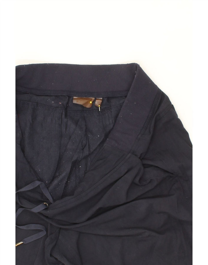 ATHLETA Womens Tracksuit Trousers Joggers UK 14 Large Navy Blue Polyester Vintage Athleta and Second-Hand Athleta from Messina Hembry 