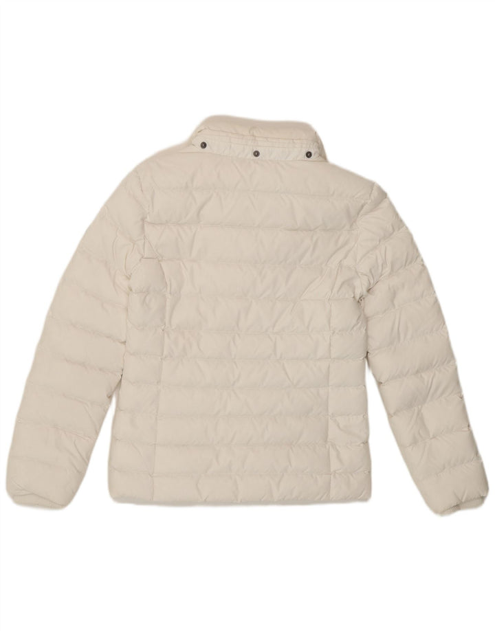 Giacca imbottita da donna Tommy Hilfiger UK 6 XS poliestere bianco