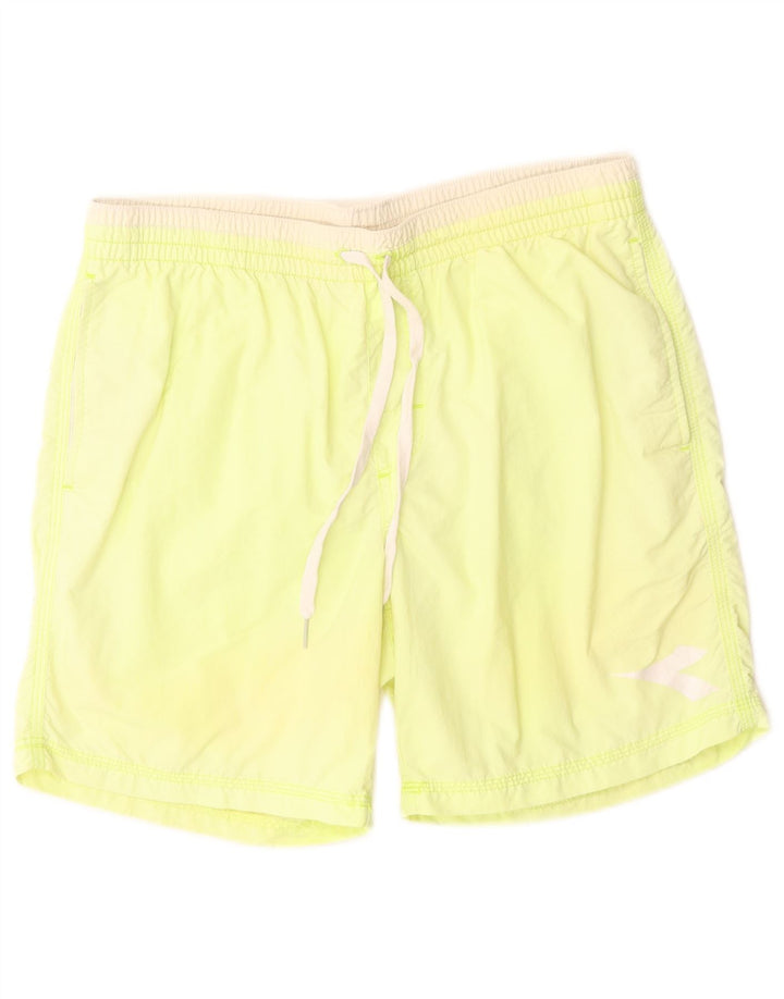 Pantaloncini Mare Uomo Diadora Giallo Medio In Poliammide