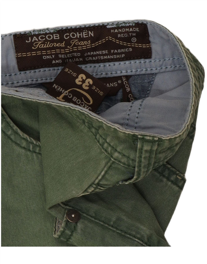 Jeans dritti da uomo Jacob Cohen W33 L33 verdi