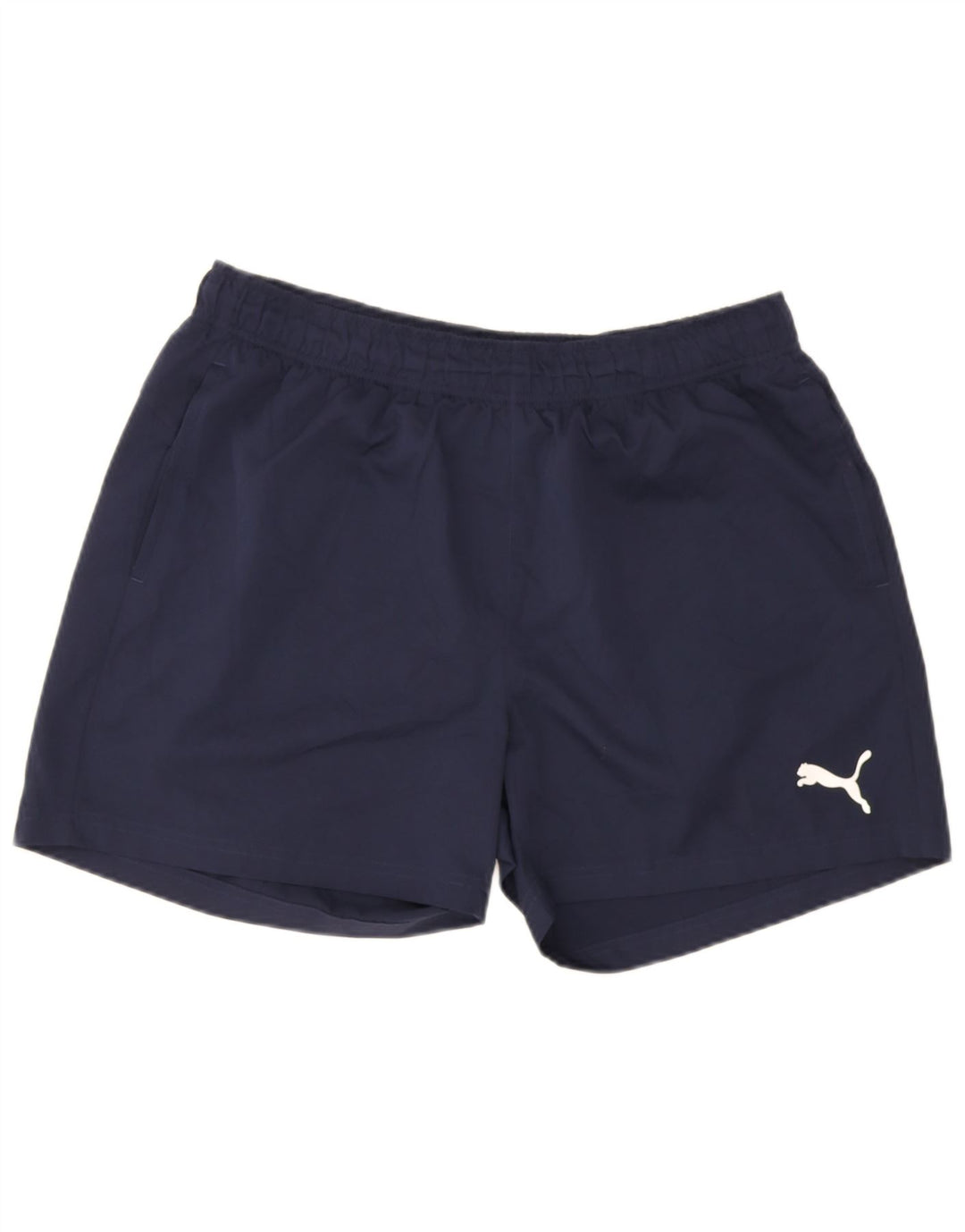 Pantaloncini sportivi da uomo Puma XL blu navy in poliestere