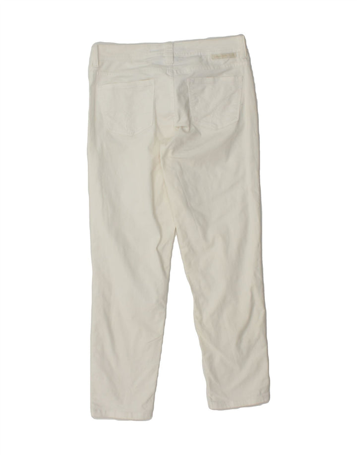 CALVIN KLEIN Womens Slim Jeans US 4 Small W28 L27 White Cotton Vintage Calvin Klein and Second-Hand Calvin Klein from Messina Hembry 