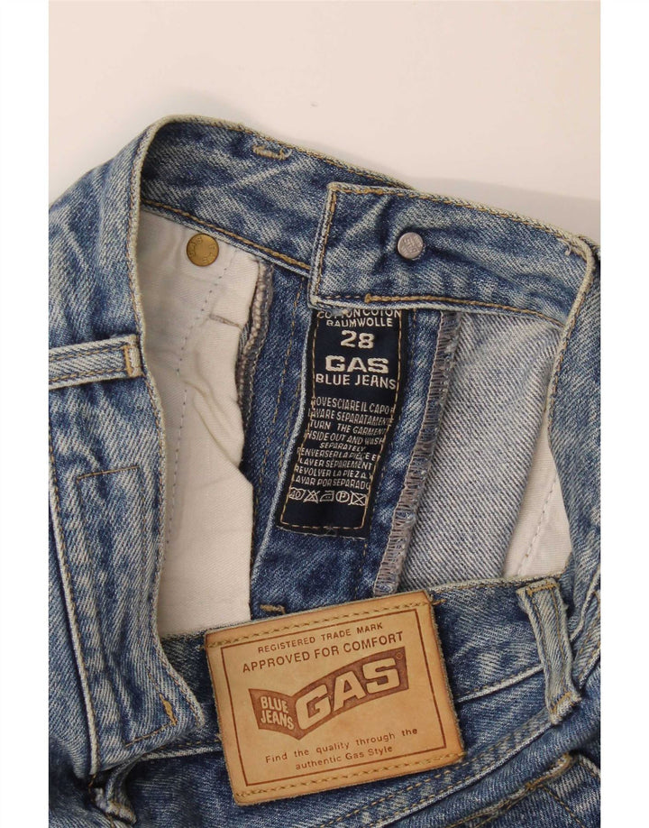 Pantaloncini di jeans da donna Gas W28 cotone blu medio
