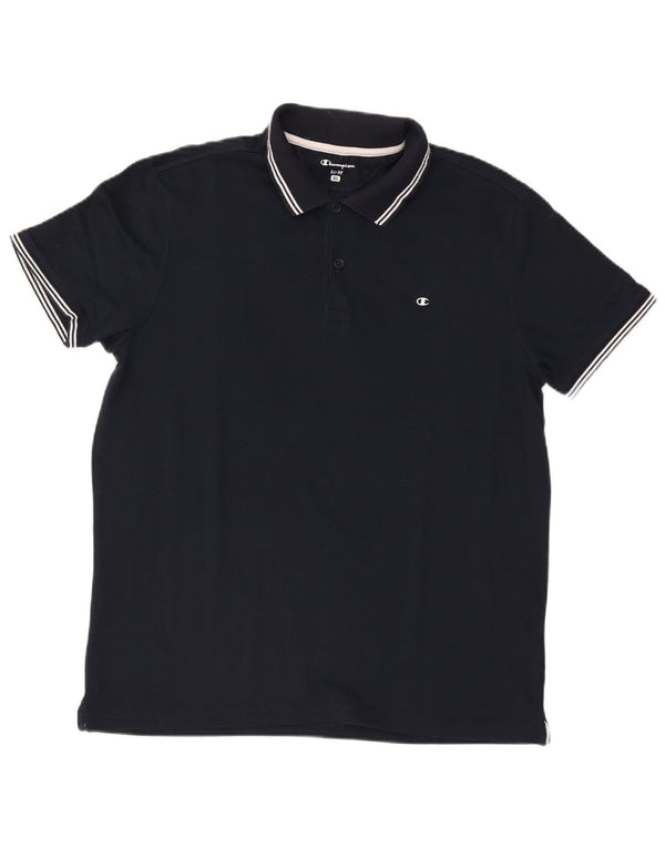Polo Champion da uomo Easy Fit 2XL in cotone blu navy