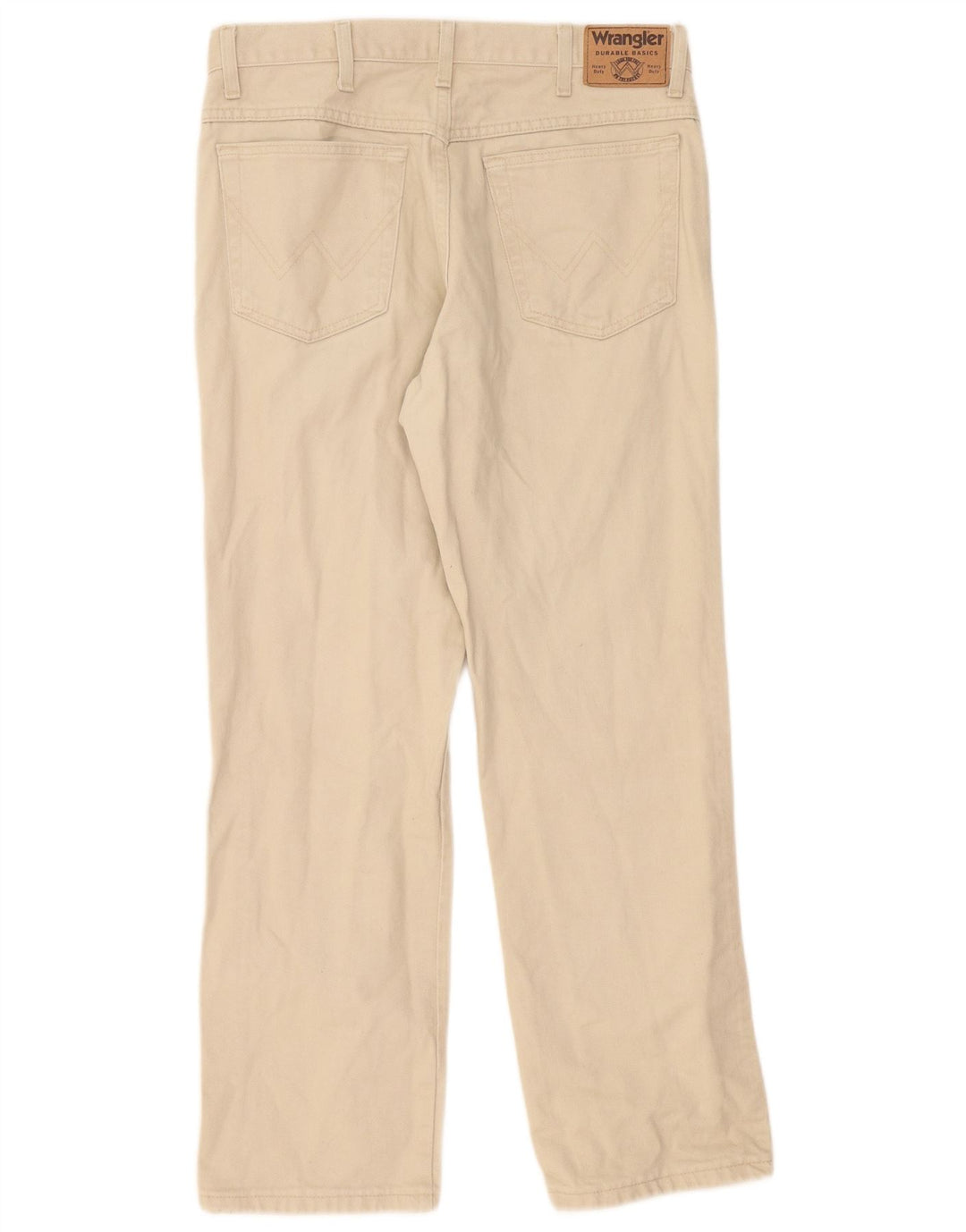 Jeans dritti da uomo Wrangler W34 L30 cotone beige
