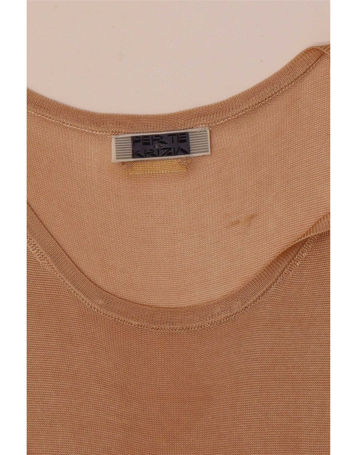 Canotta da donna Perte by Krizia UK 14 Beige medio