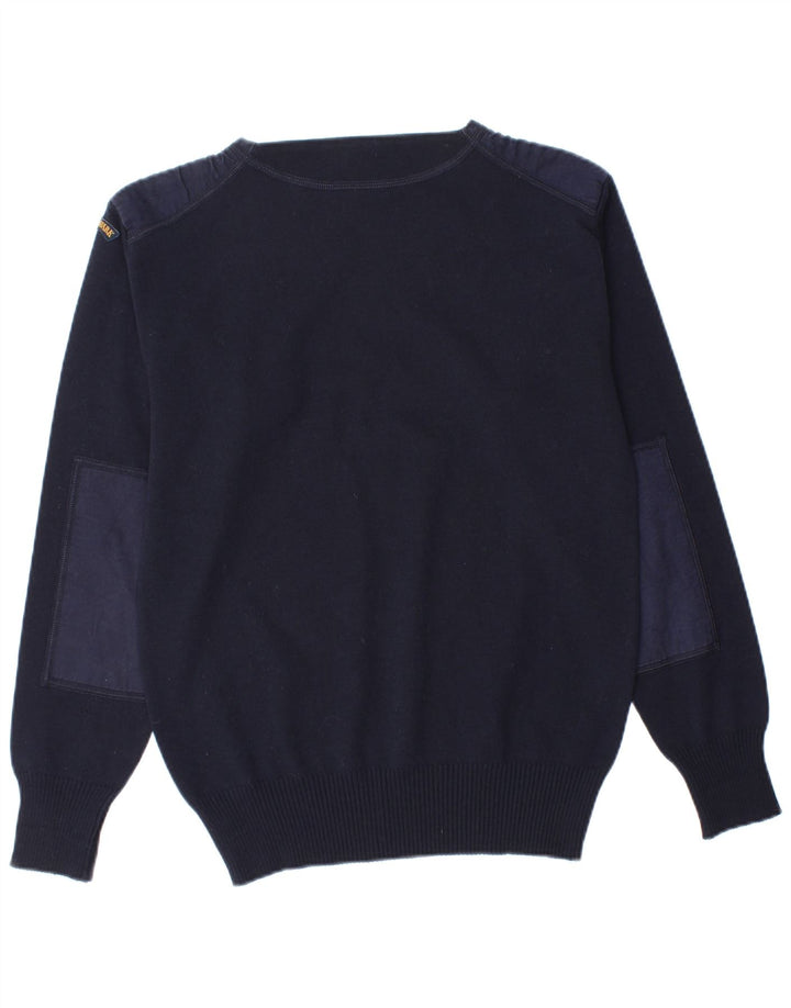 Paul & Shark Maglione da uomo con scollo a barca maglione medio in lana blu navy