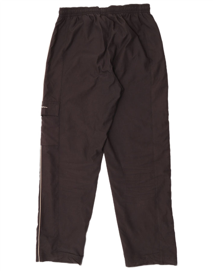 Pantaloni da tuta da uomo Champion grandi in poliestere nero