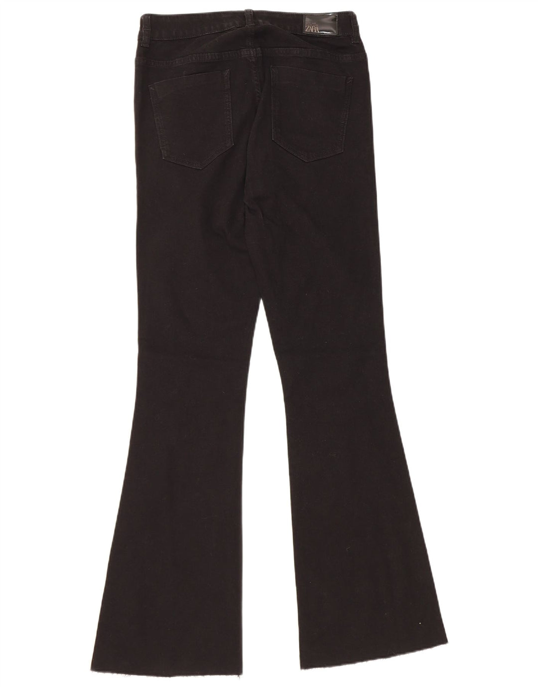 Jeans svasati da donna Zara EU 38 Small W28 L31 cotone nero
