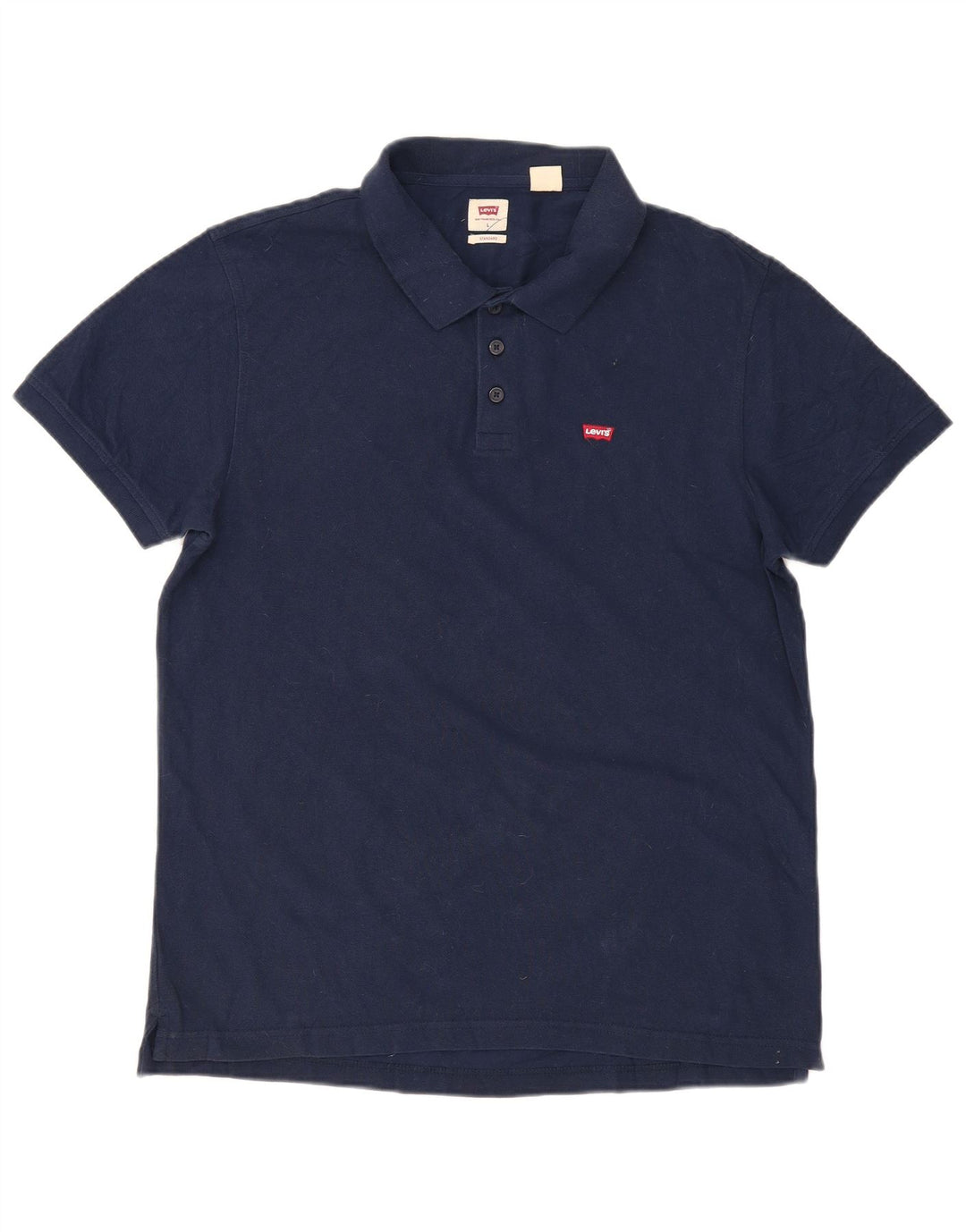Polo Levi's da uomo vestibilità standard, taglia grande, in cotone blu navy